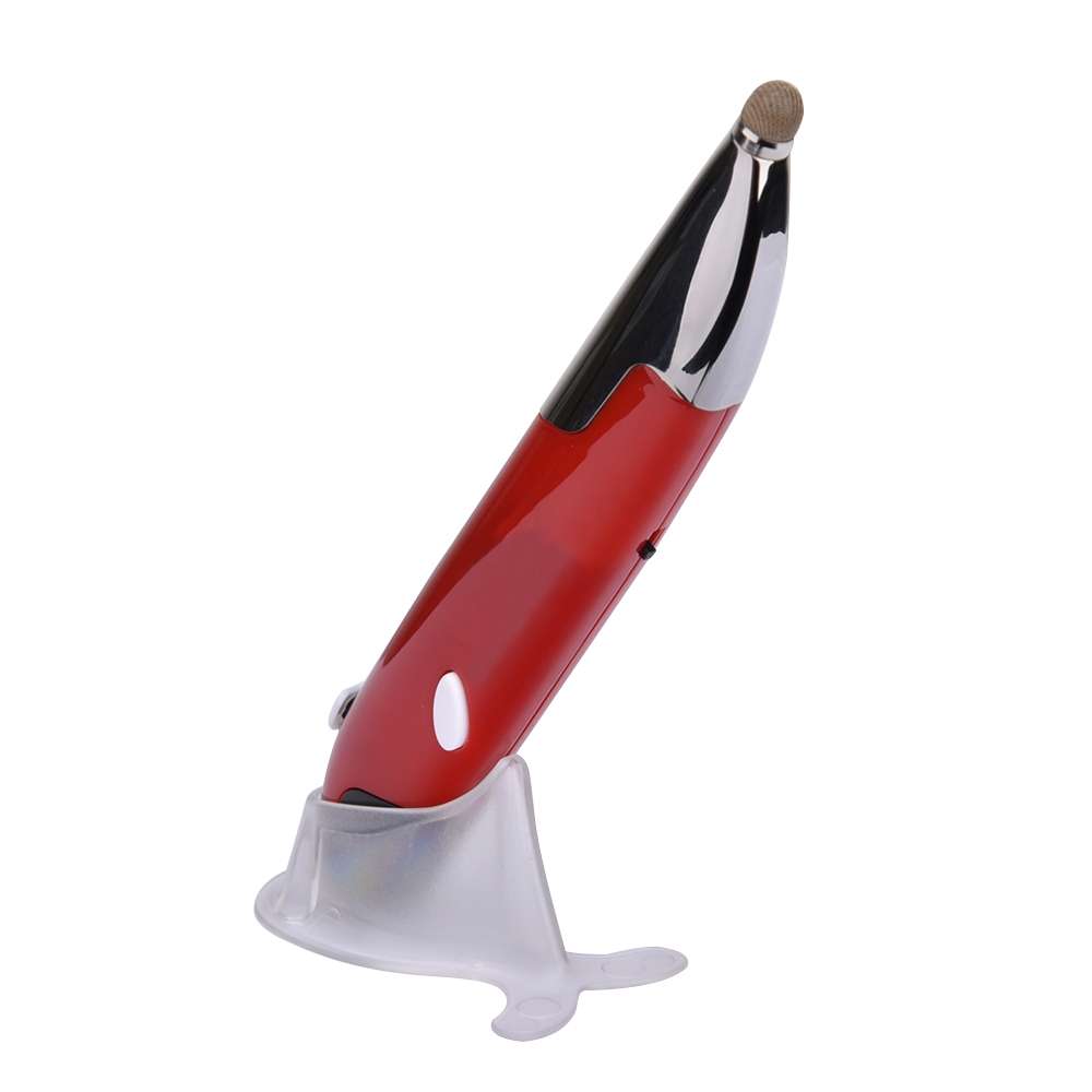 PR-06 4-keys Smart Wireless Optical Mouse with Stylus Pen Function (Grey)