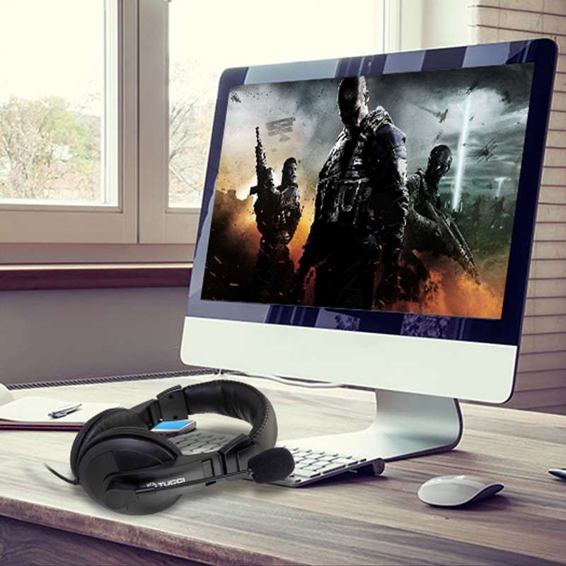TUCCI TC-L750MV Stereo PC Gaming Headset with Microphone