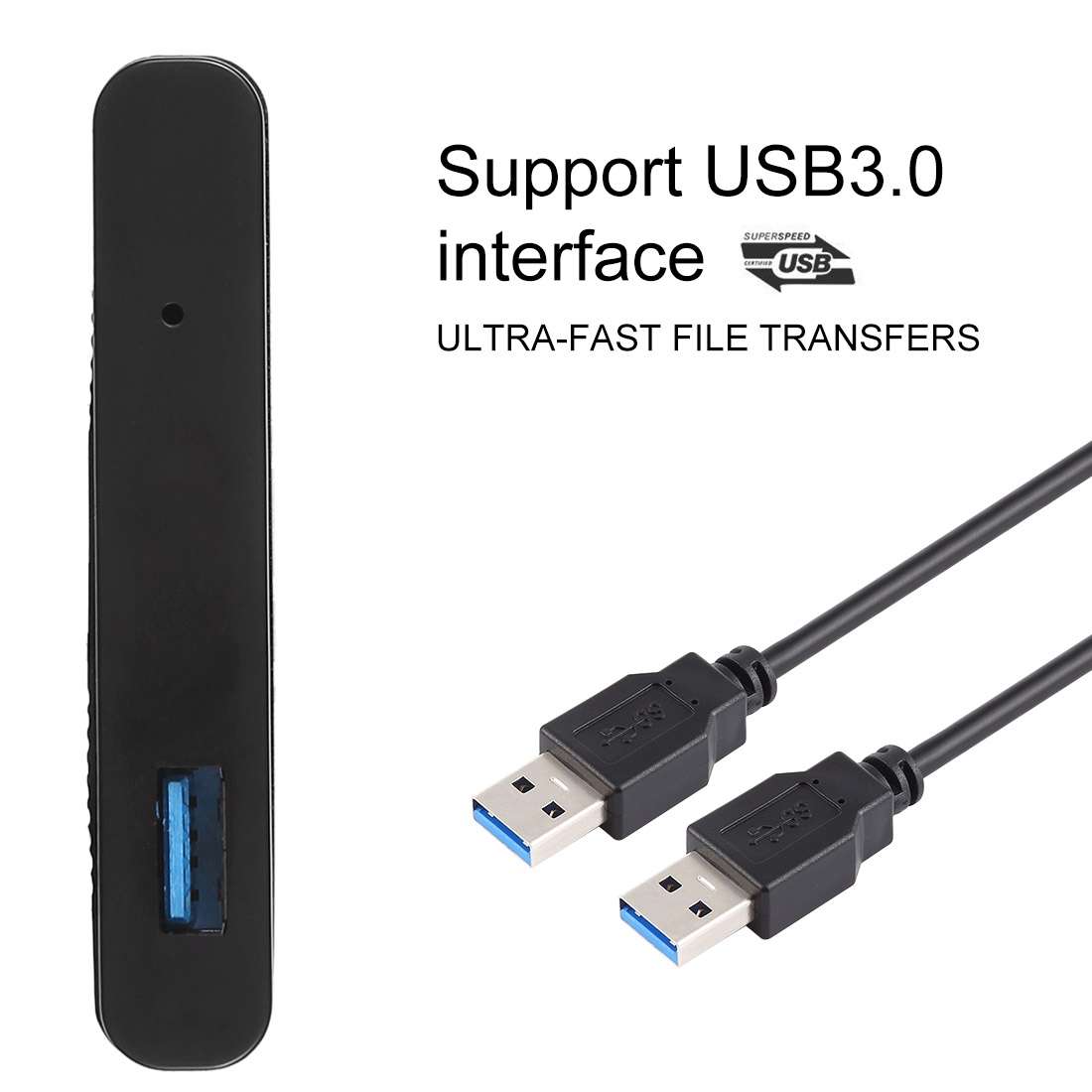 Richwell SATA R2-SATA-250GB 250GB 2.5 inch USB3.0 Super Speed Interface Mobile Hard Di ... (Black)