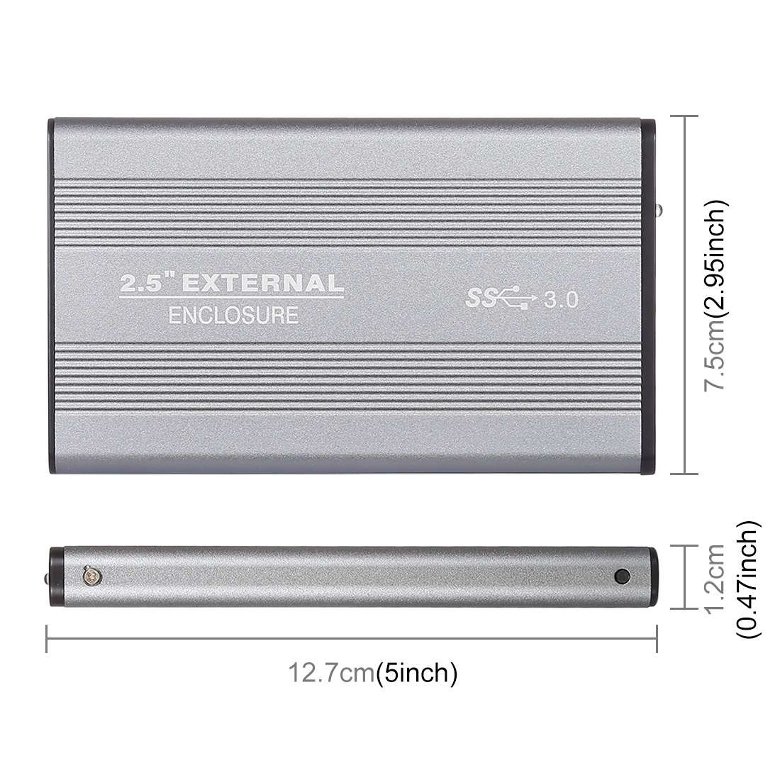 Richwell SATA R2-SATA-320GB 320GB 2.5 inch USB3.0 Super Speed Interface Mobile Hard Dis ... (Grey)