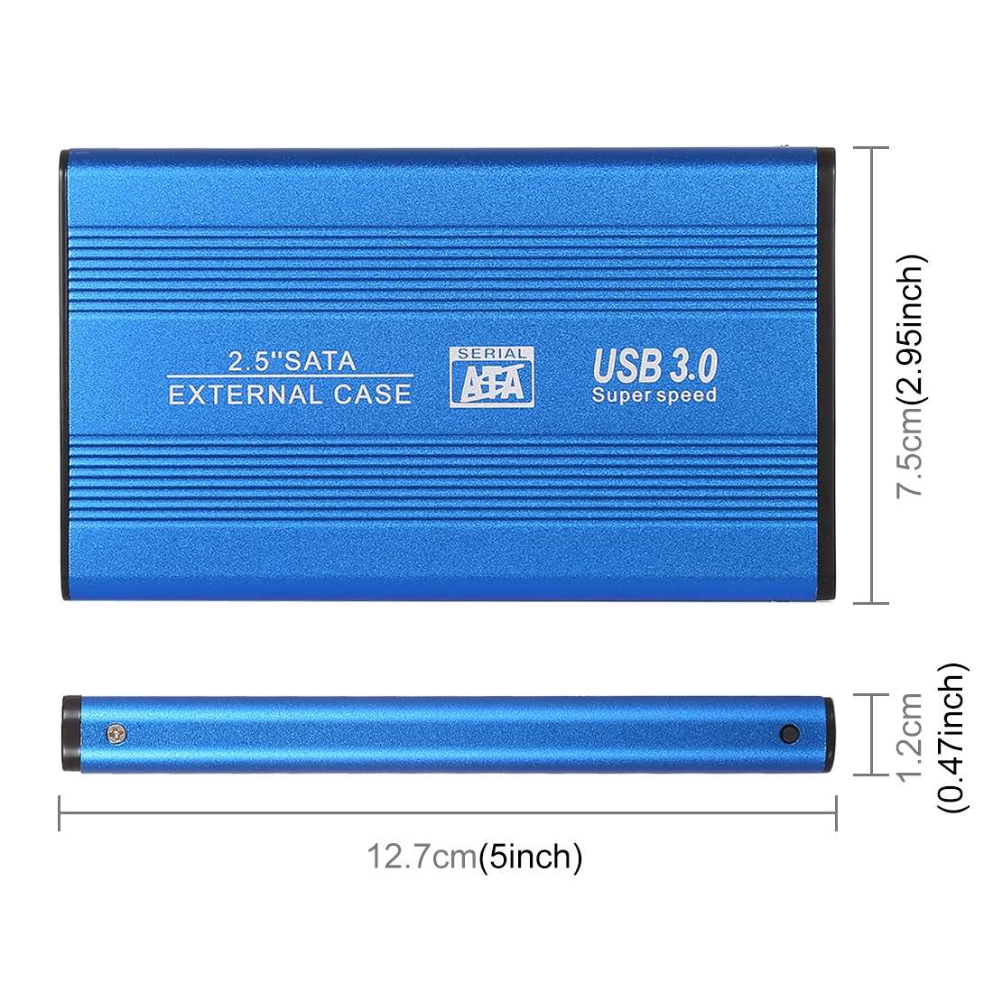 Richwell SATA R2-SATA-320GB 320GB 2.5 inch USB3.0 Super Speed Interface Mobile Hard Dis ... (Blue)