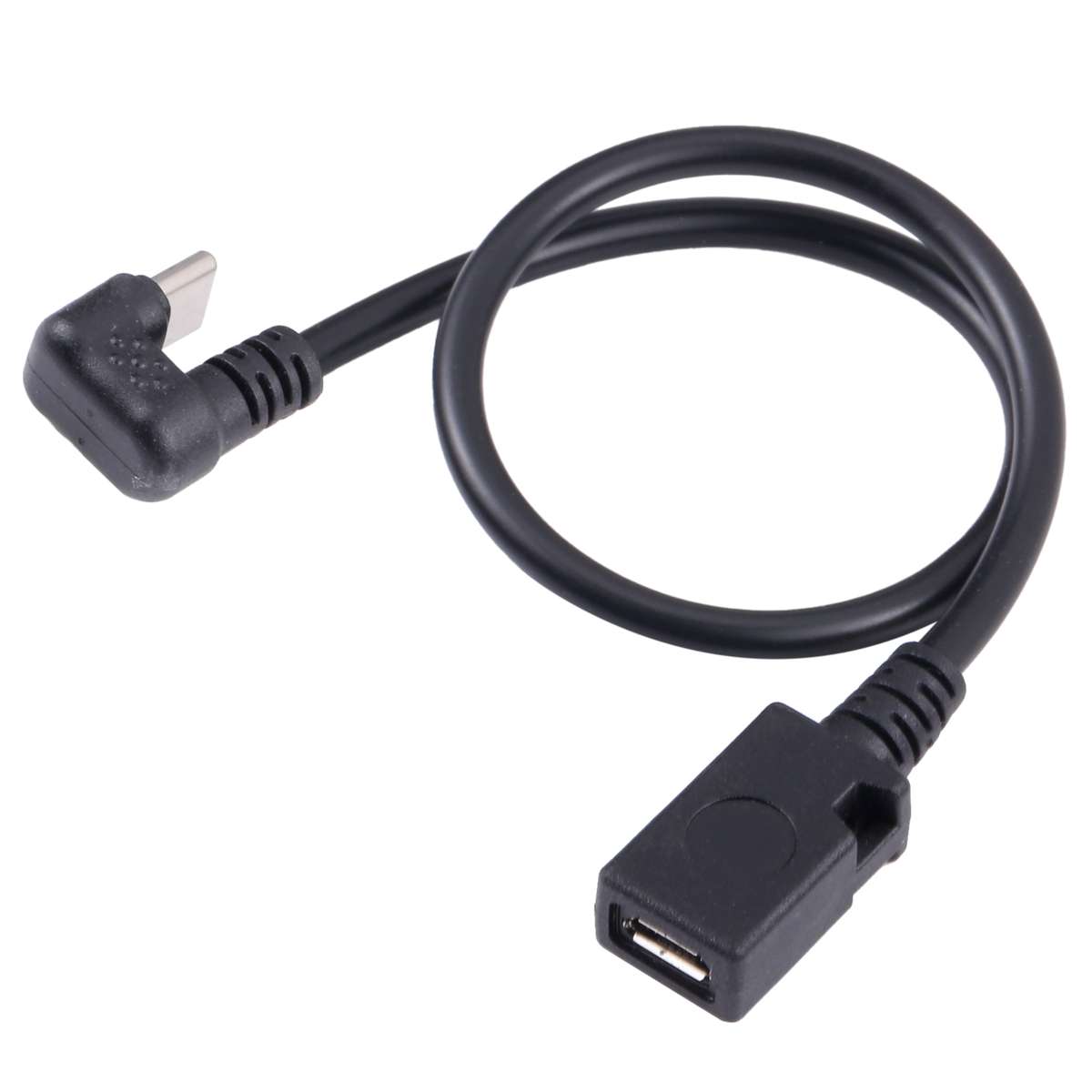 U-shaped USB-C / Type-C Male to Micro USB Female Extension Cable
