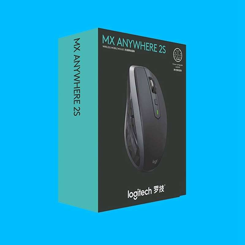 Logitech MX Anywhere 2S 4000DPI Bluetooth + Unifying Dual-mode Rechargeable Symmetrical Design Wi...