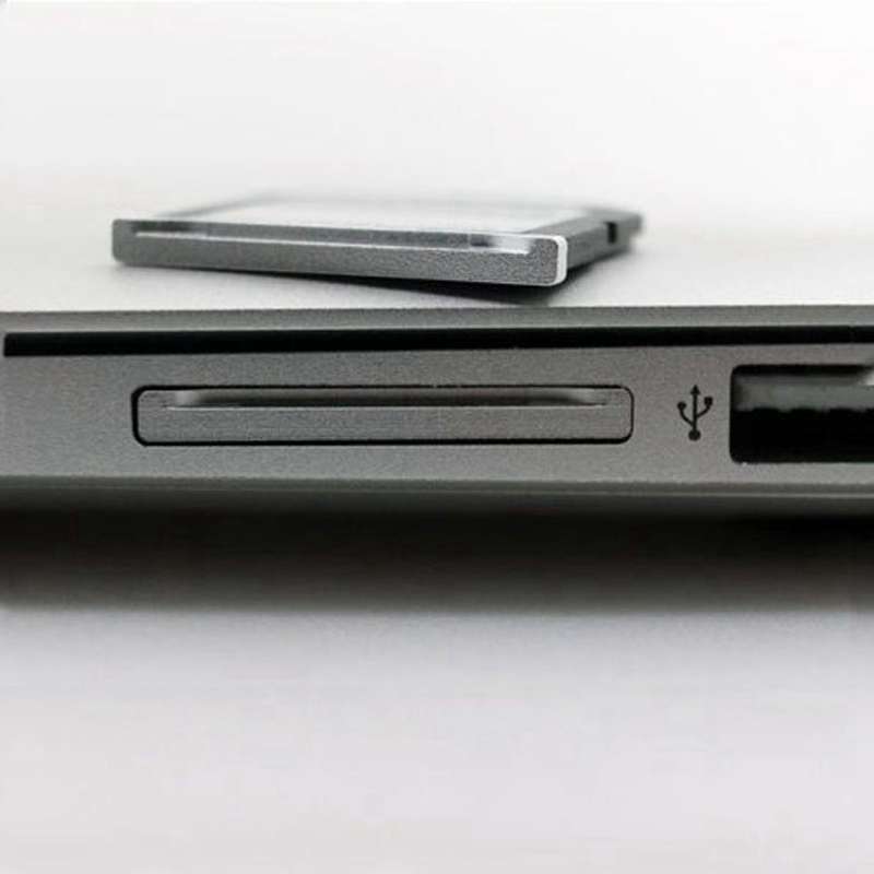 BASEQI Hidden Aluminum Alloy SD Card Case for Lenovo Flex4-14 Laptop