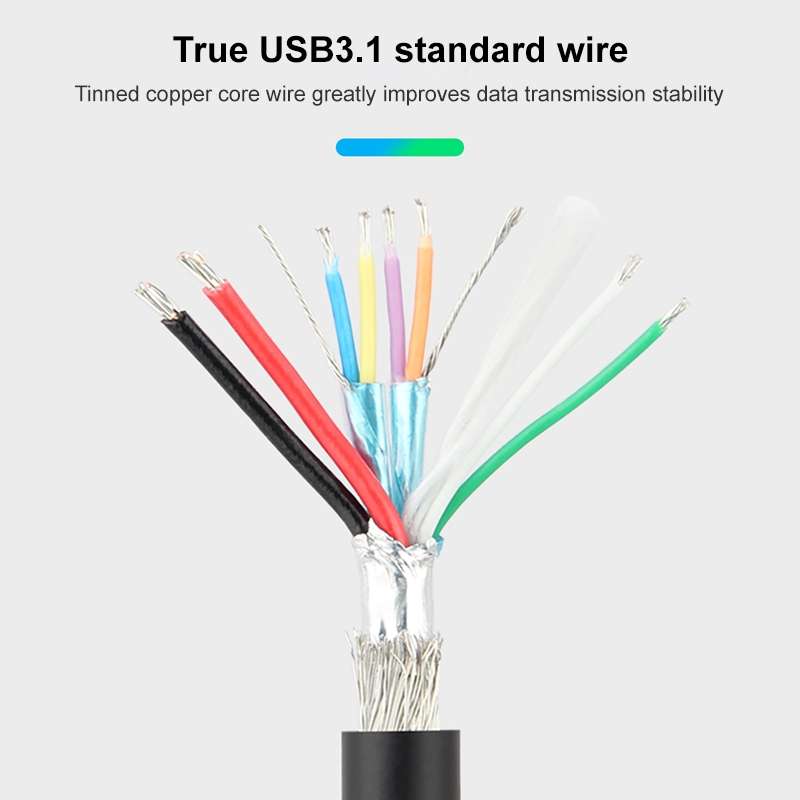 USB-C 3.1 / Type-C Male to USB BM Data Cable, Length: 1m
