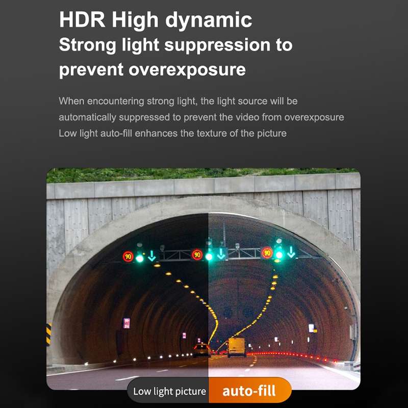 U06 2K Ultra HD Night Vision WiFi Car Driving Recorder Support Mobile APP