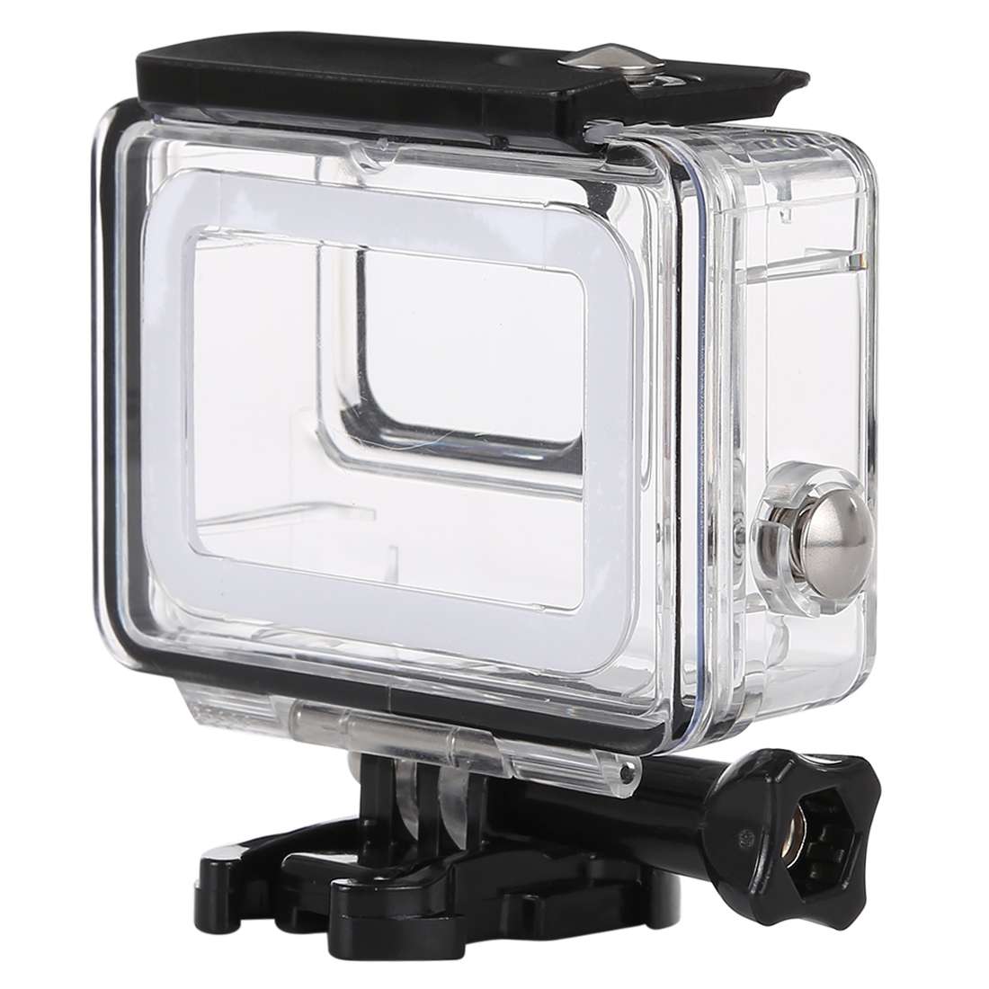 PULUZ 45m Underwater Waterproof Housing Diving Case for GoPro HERO7 Silver / HER ... (Transparent)