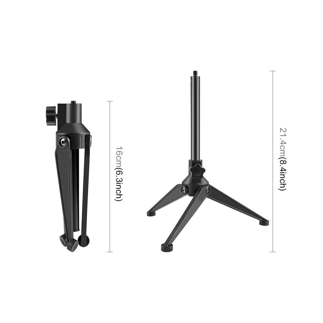 PULUZ Desktop Adjustable Tripod Stand Selfie Stick Mount Holder