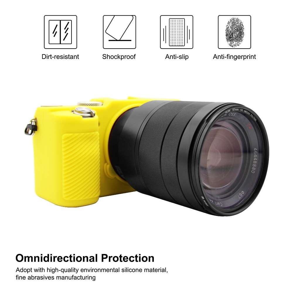 PULUZ Soft Silicone Protective Case for Sony A7C / ILCE-7C(Yellow)