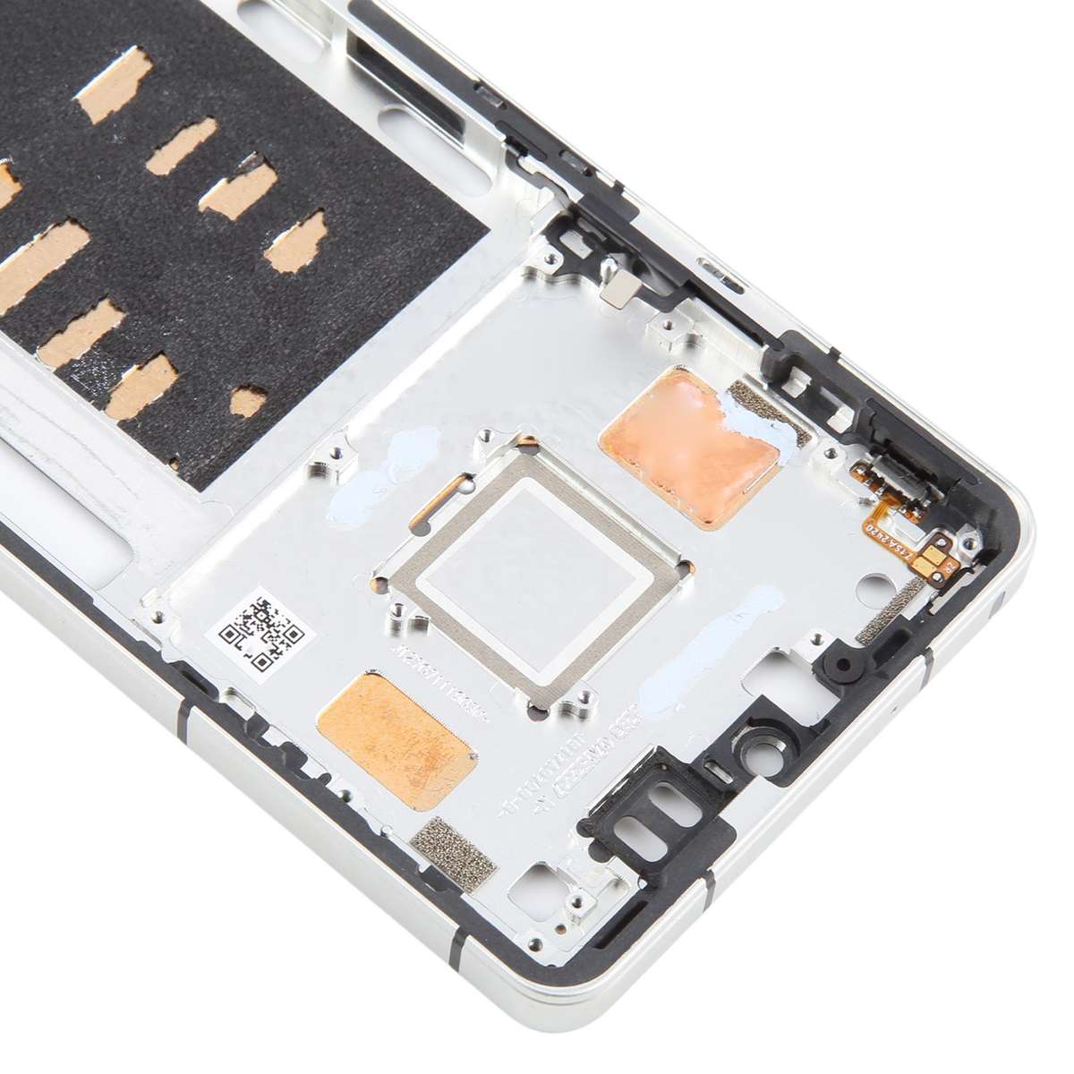 For ZTE nubia Z60S Pro Original Disassembled Middle Frame Bezel Plate (Black)