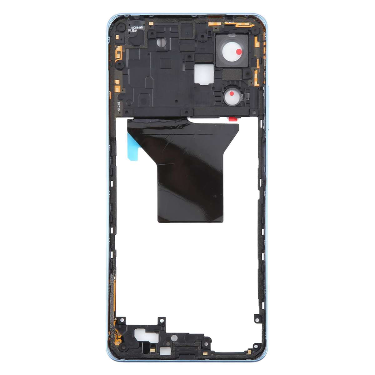 For Xiaomi Redmi Note 12 Pro 5G Original Middle Frame Bezel Plate (Black)
