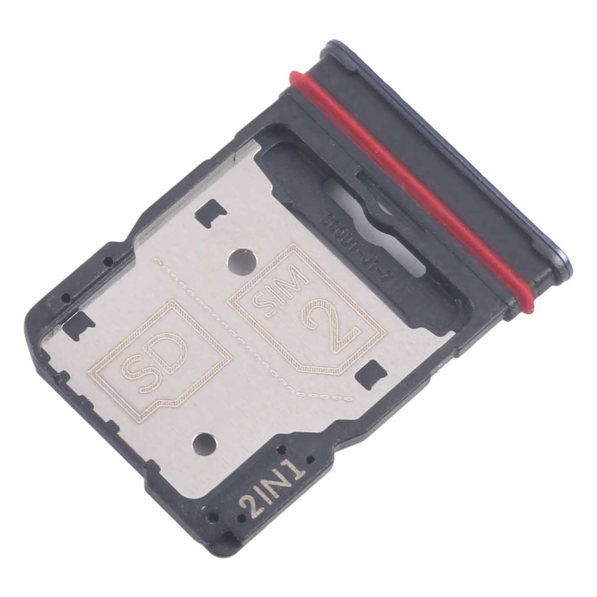 For Motorola Edge 60 Fusion 10pcs Original SIM Card Tray + SIM Card Tray / Micro SD Car ... (Blue)