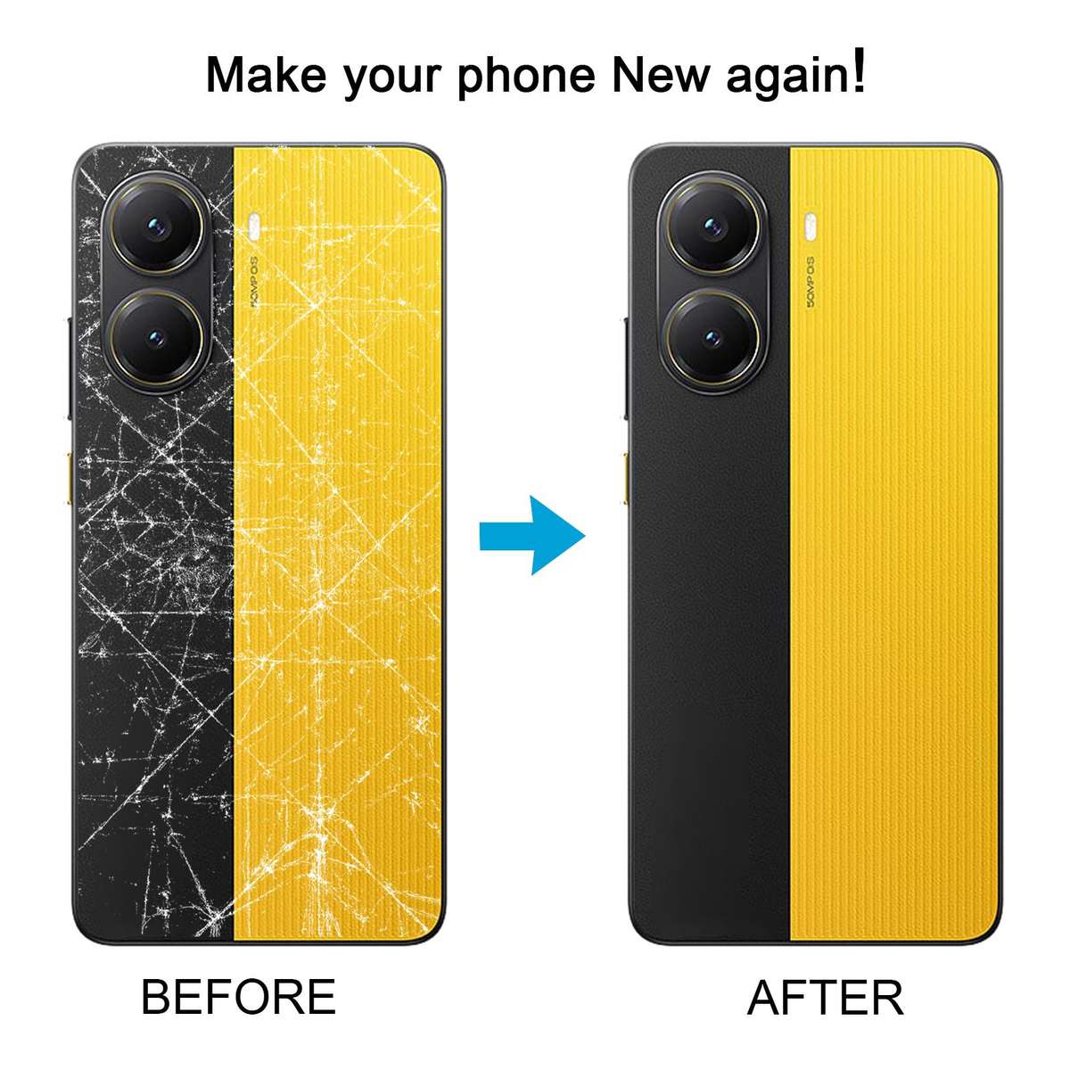 For Xiaomi Poco X7 Pro Original Back Cover(Black)