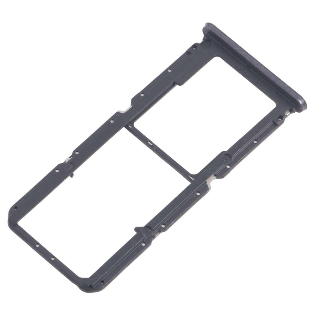 For OPPO A60 4G CPH2631 10pcs Original SIM Card Tray + SIM Card Tray + Micro SD Card Tray (Black)
