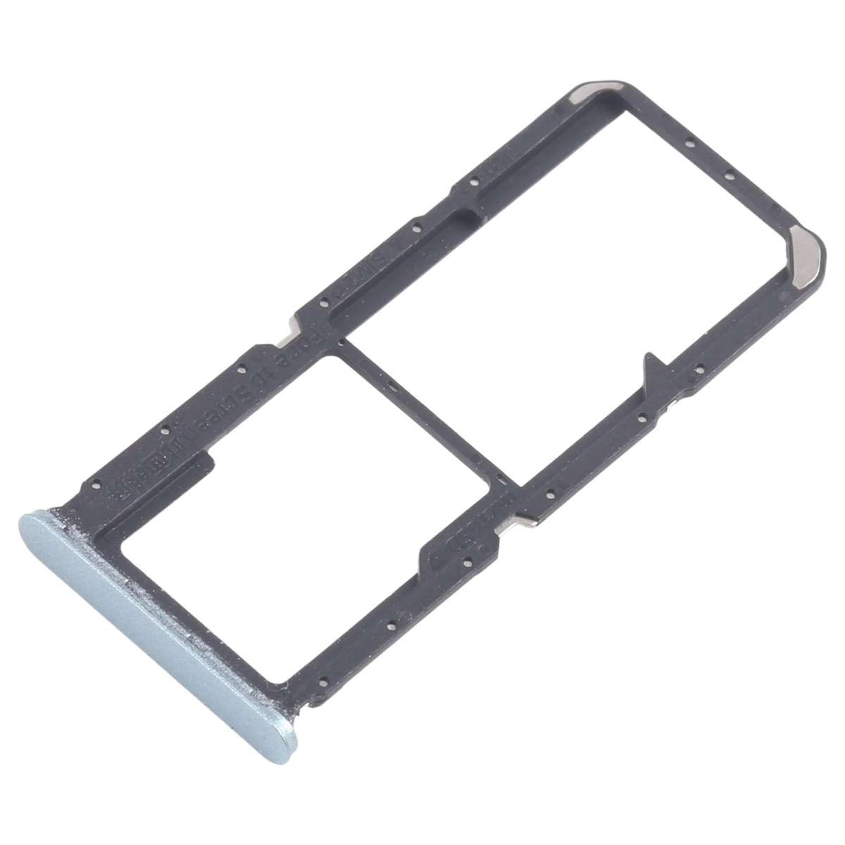 For OPPO A60 4G CPH2631 10pcs Original SIM Card Tray + SIM Card Tray + Micro SD Card Tray (Black)