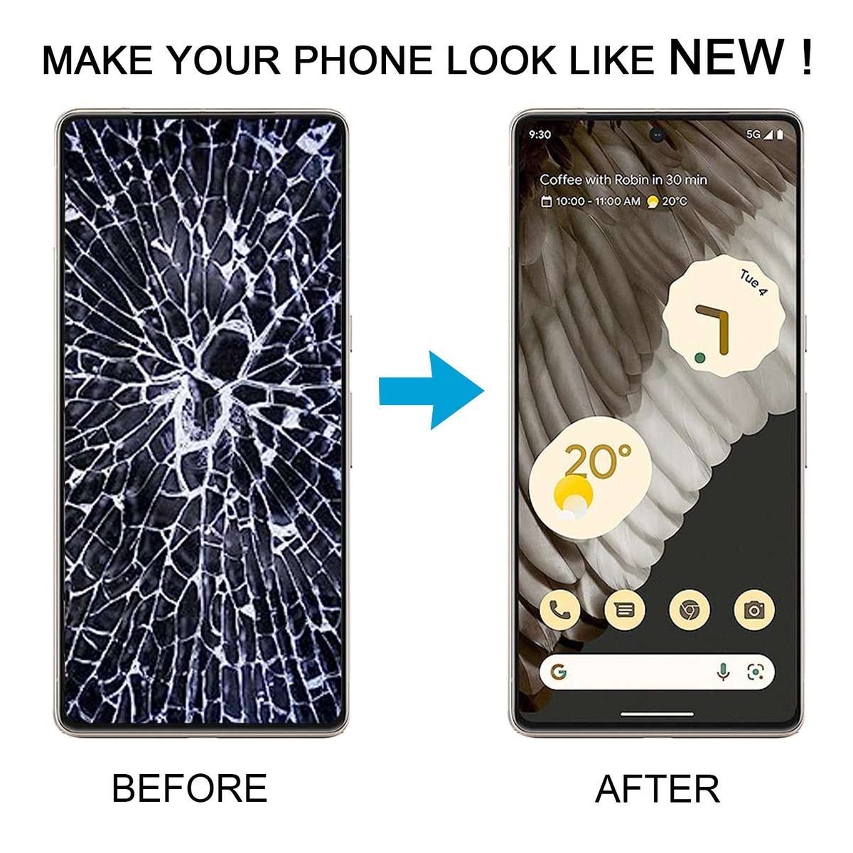 For Google Pixel 7 Pro GP4BC GE2AE Original LCD Screen Digitizer Full Assembly with Frame, Including
