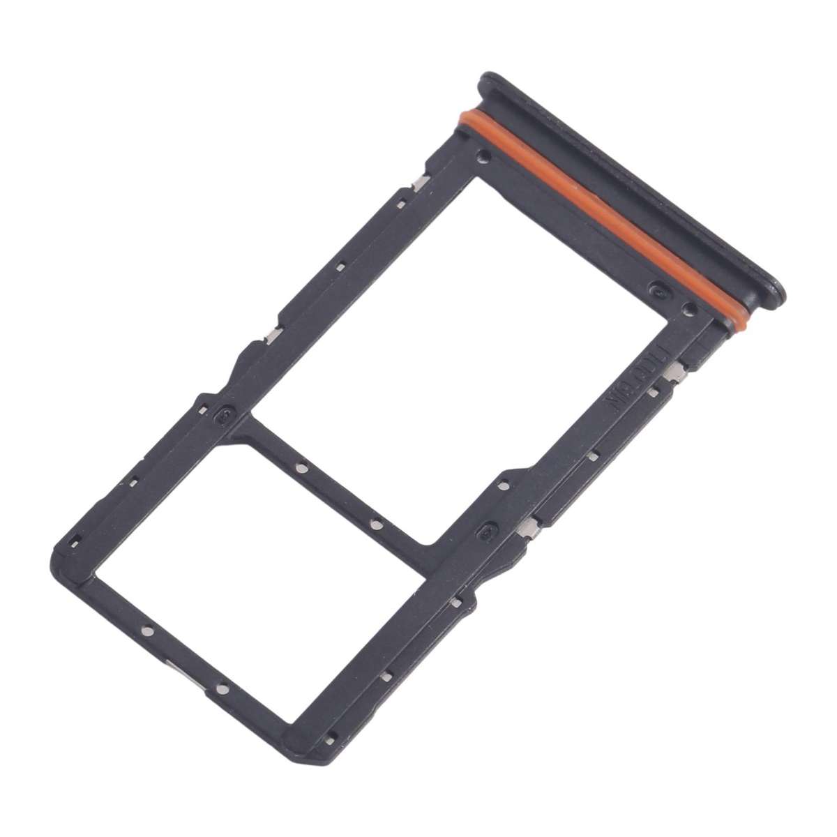 For Xiaomi Redmi 13 5G 10pcs SIM Card Tray + SIM Card Tray / Micro SD Card Tray (Black)