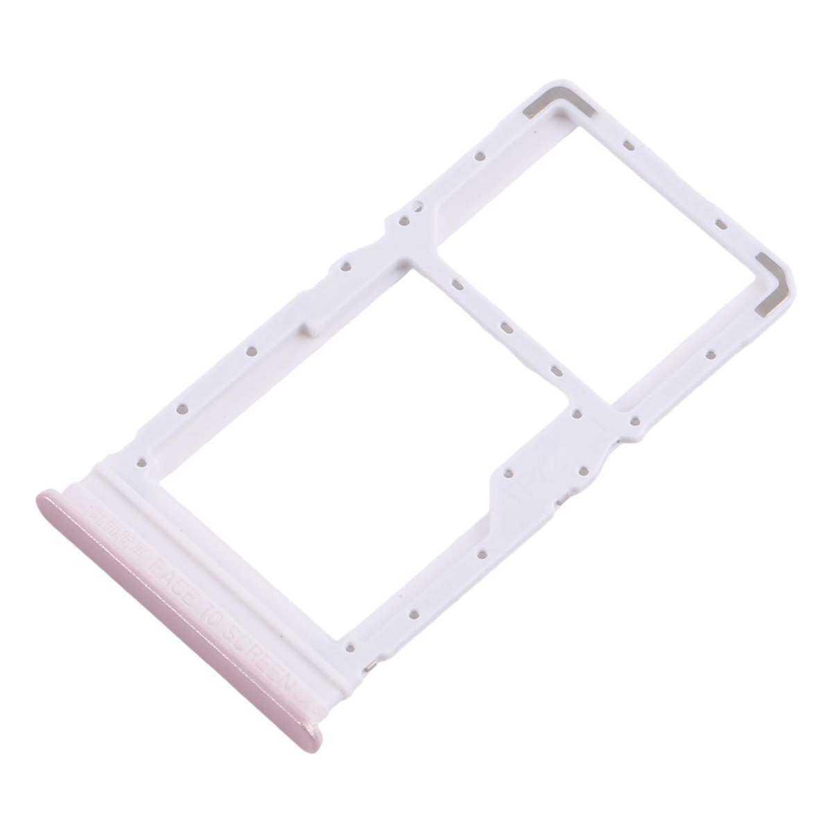 For Xiaomi Redmi 13 5G 10pcs SIM Card Tray + SIM Card Tray / Micro SD Card Tray (Pink)