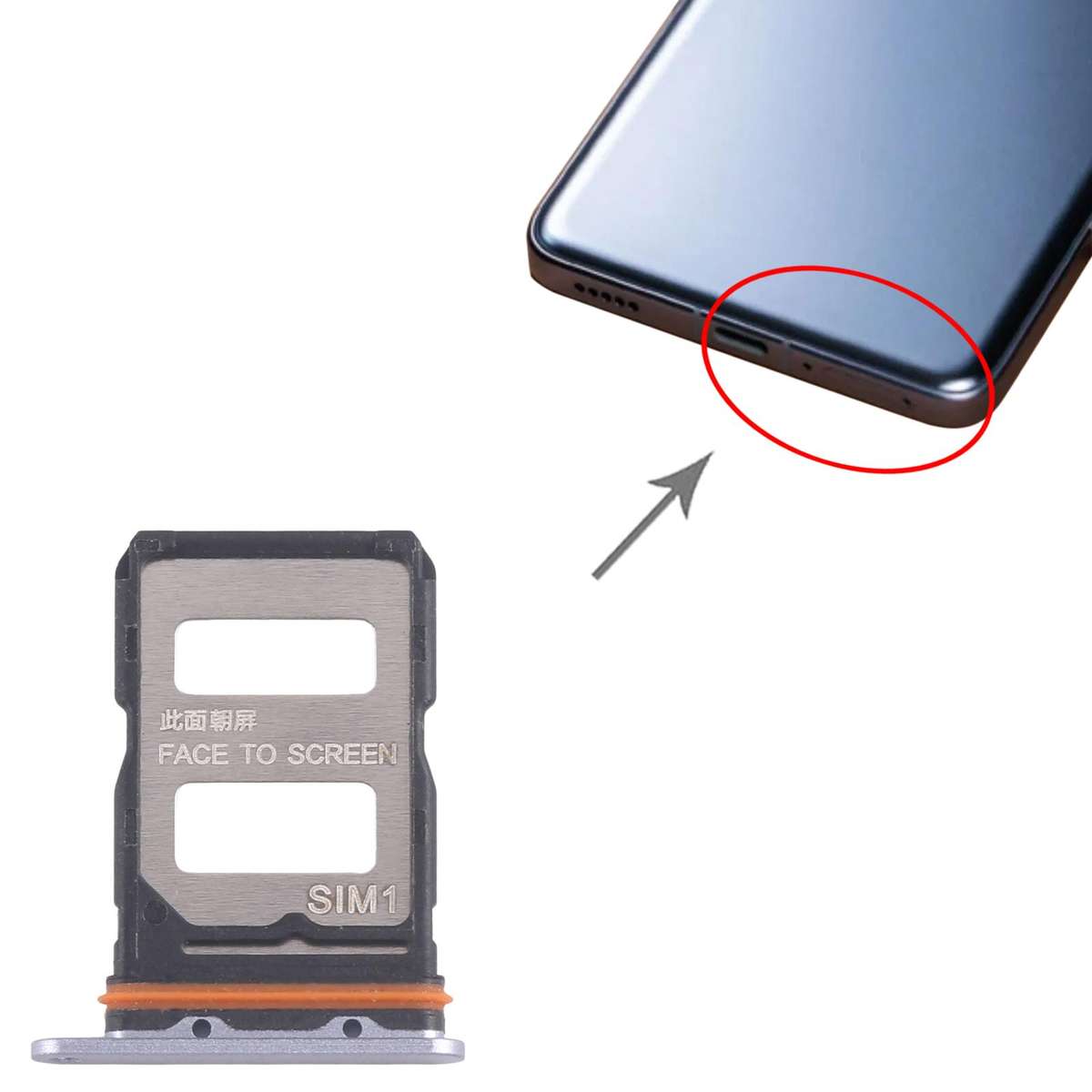For Xiaomi Redmi K70 Ultra 10pcs SIM Card Tray + SIM Card Tray (Black)