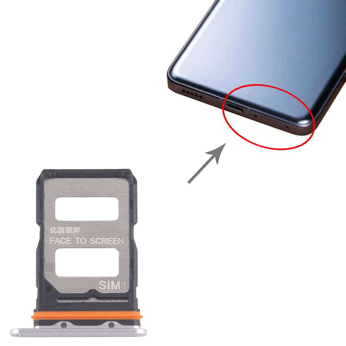 For Xiaomi Redmi K70 Ultra 10pcs SIM Card Tray + SIM Card Tray (Black)