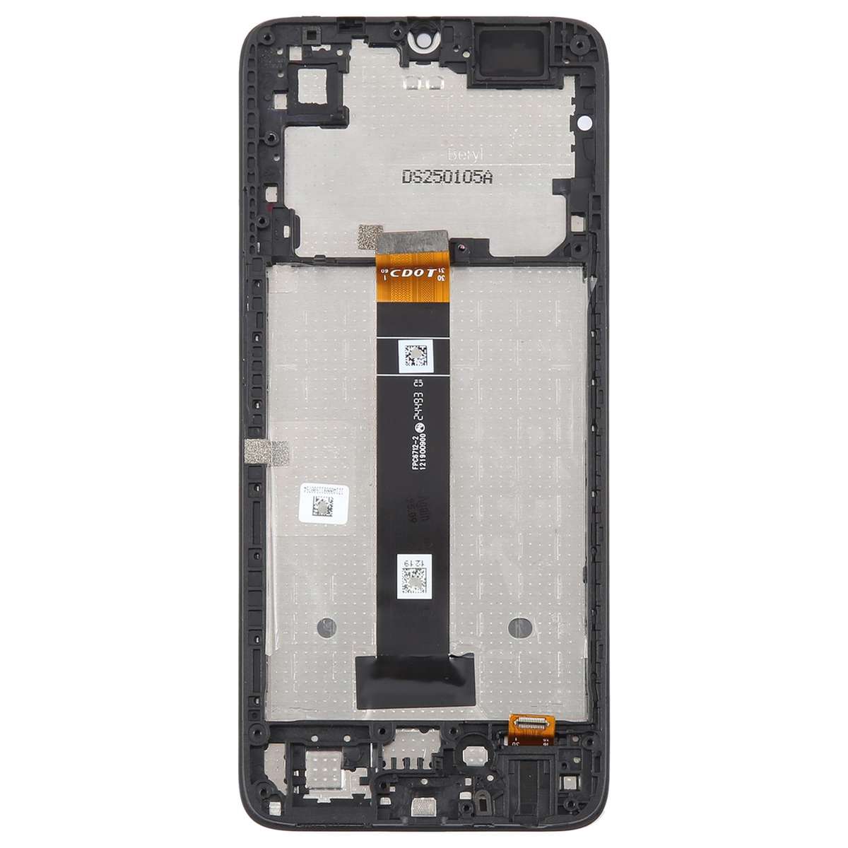 For TCL K32 LCD Screen Digitizer Full Assembly with Frame (Black)