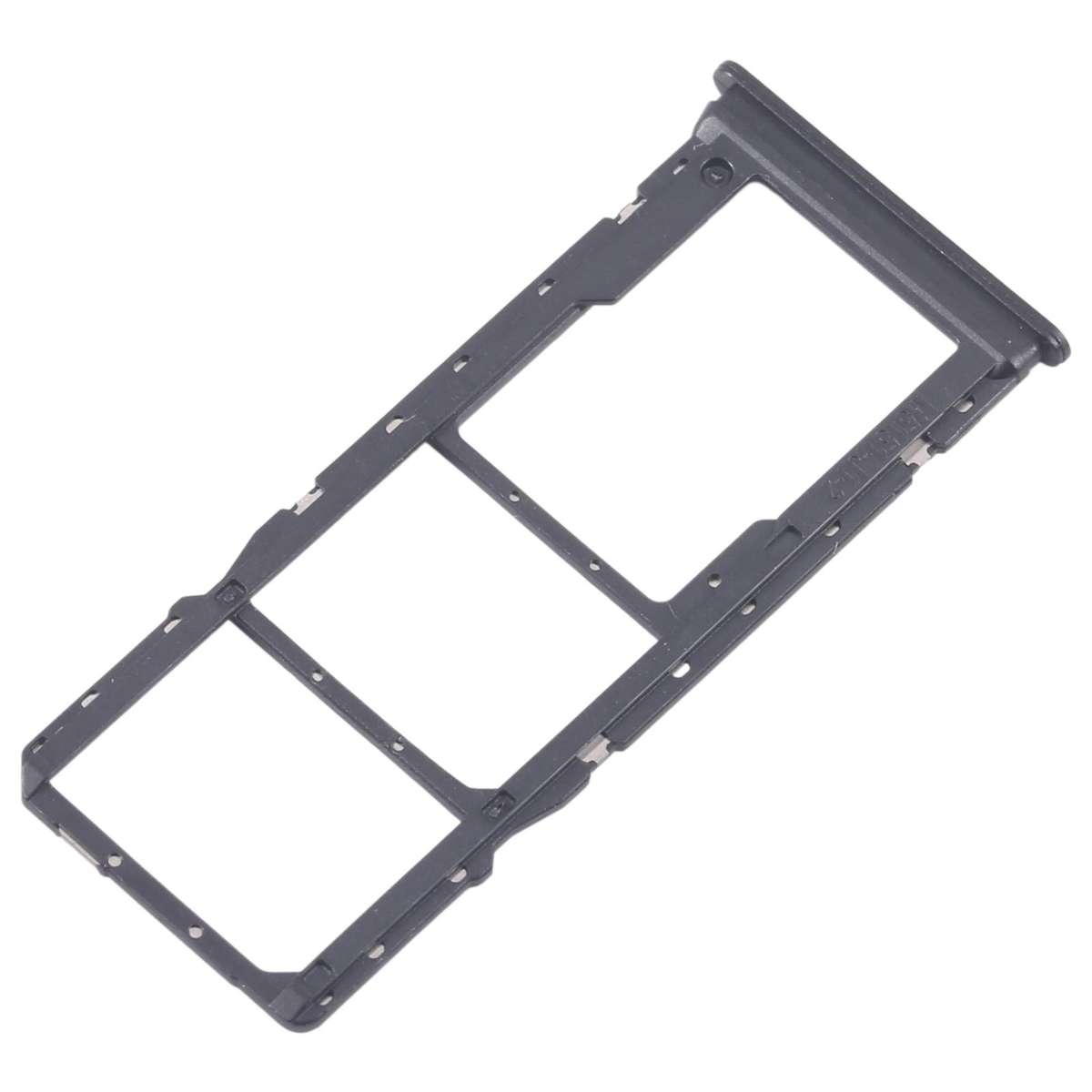 For Xiaomi Redmi 14C 5G 10pcs SIM Card Tray + SIM Card Tray + Micro SD Card Tray (Black)
