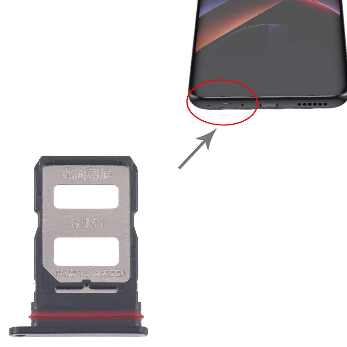 For Xiaomi Poco X7 10pcs SIM Card Tray + SIM Card Tray (Silver)