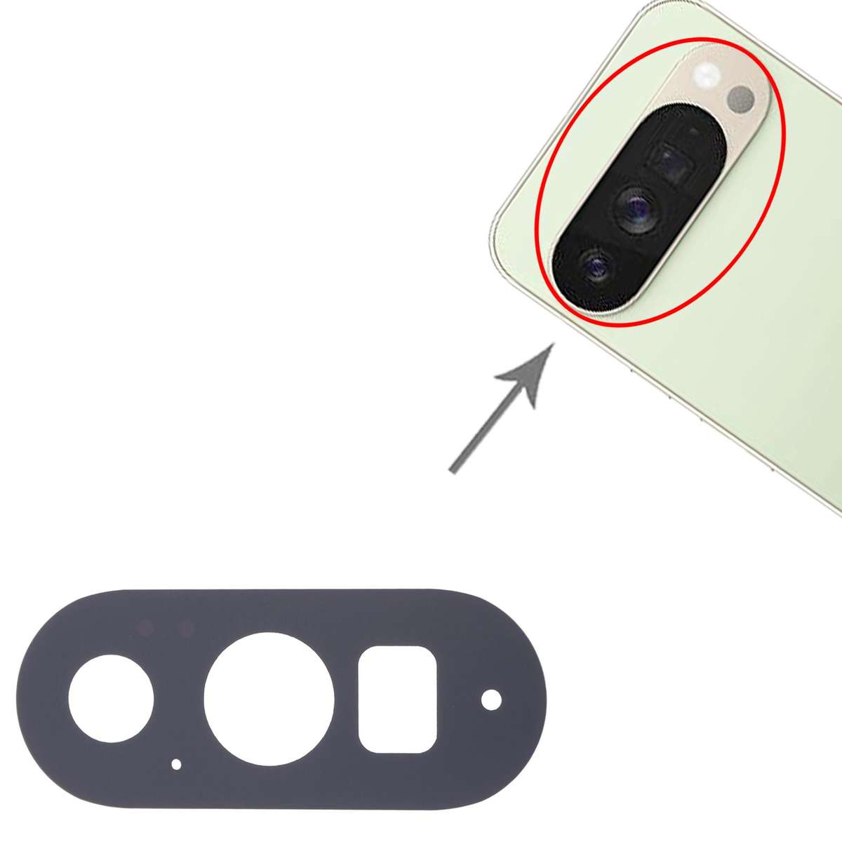 For Google Pixel 10 Pro XL Back Camera Lens