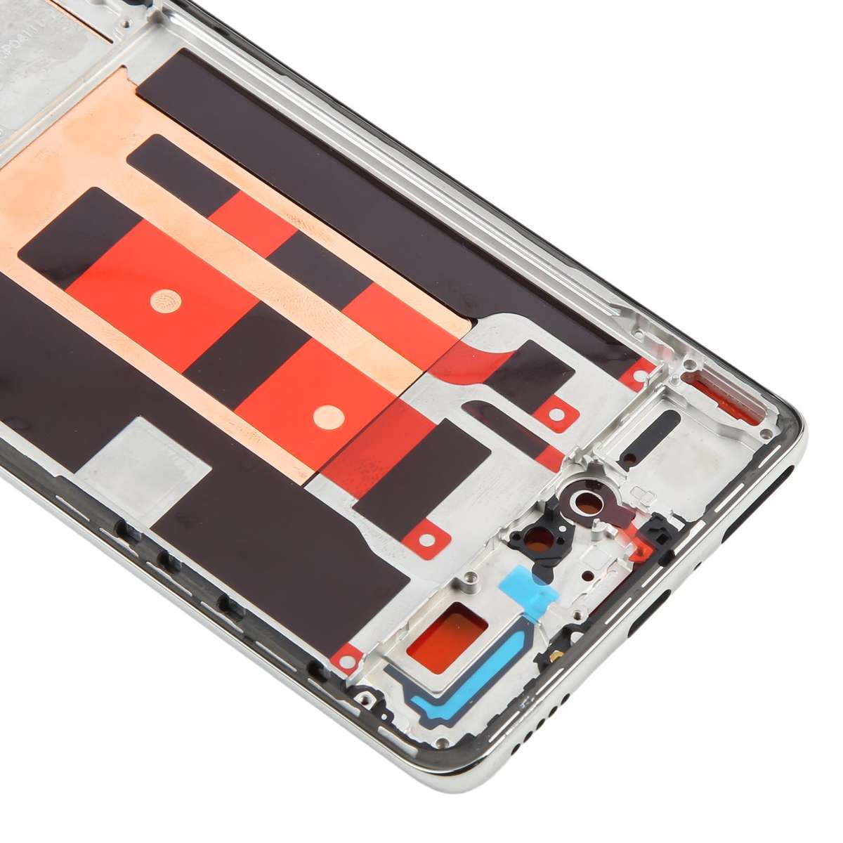 For OPPO Reno11 Pro Global CPH2607 Middle Frame Bezel Plate (Black)