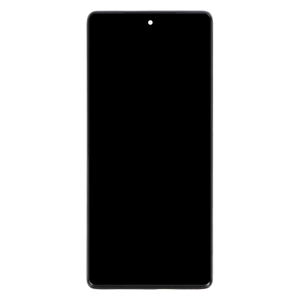 For Infinix Hot 50 Pro+ 4G X6880 AMOLED Original LCD Screen Digitizer Full Assembly with Frame (Blac