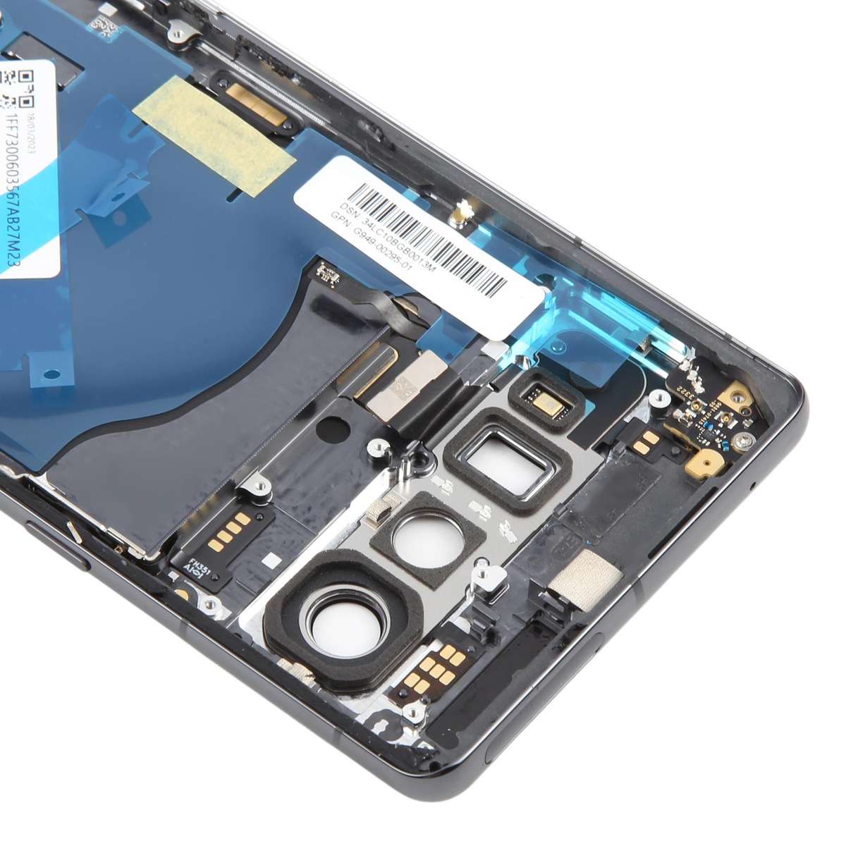 For Google Pixel 7 Pro Original Back Cover Full Assembly(Black)