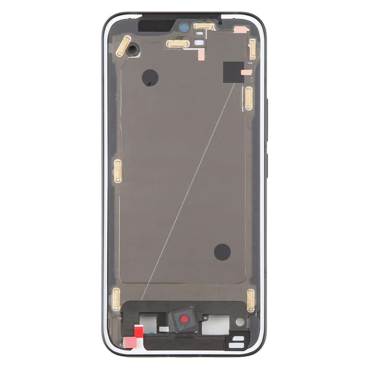 For Xiaomi 15T Pro Original Middle Frame Bezel Plate (Black)
