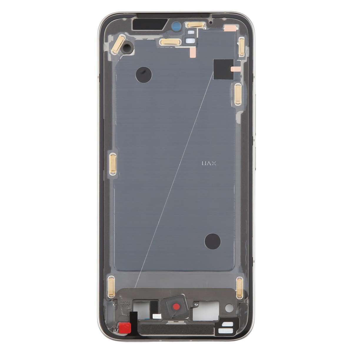 For Xiaomi 15T Pro Original Middle Frame Bezel Plate (Black)