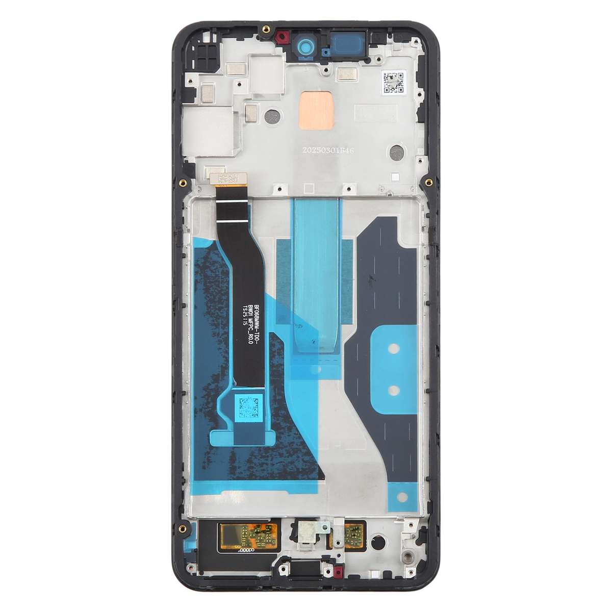 For Nothing CMF Phone 2 Pro A001 Original LCD Screen Digitizer Full Assembly with Frame (Black)