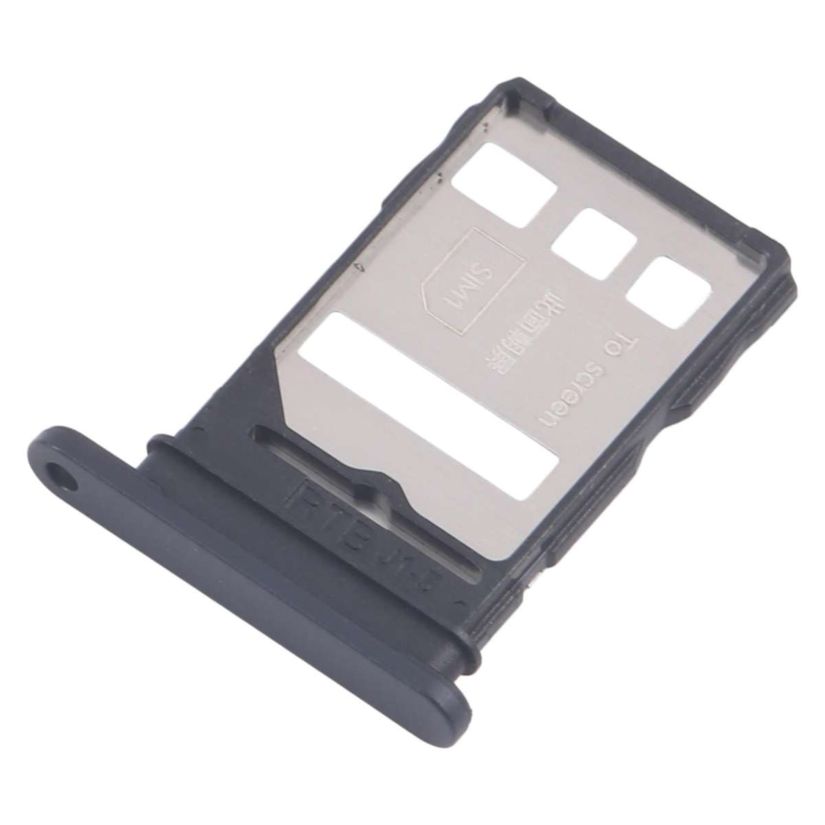 For Honor 90 Pro 10pcs Original SIM Card Tray + SIM Card Tray (Black)
