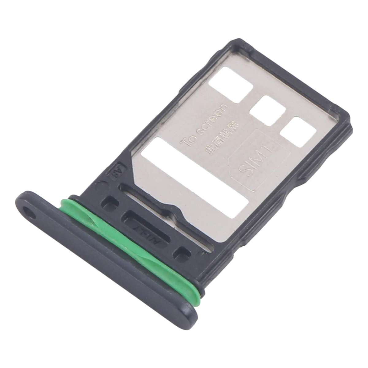 For Honor 80 Pro 10pcs Original SIM Card Tray + SIM Card Tray (Black)