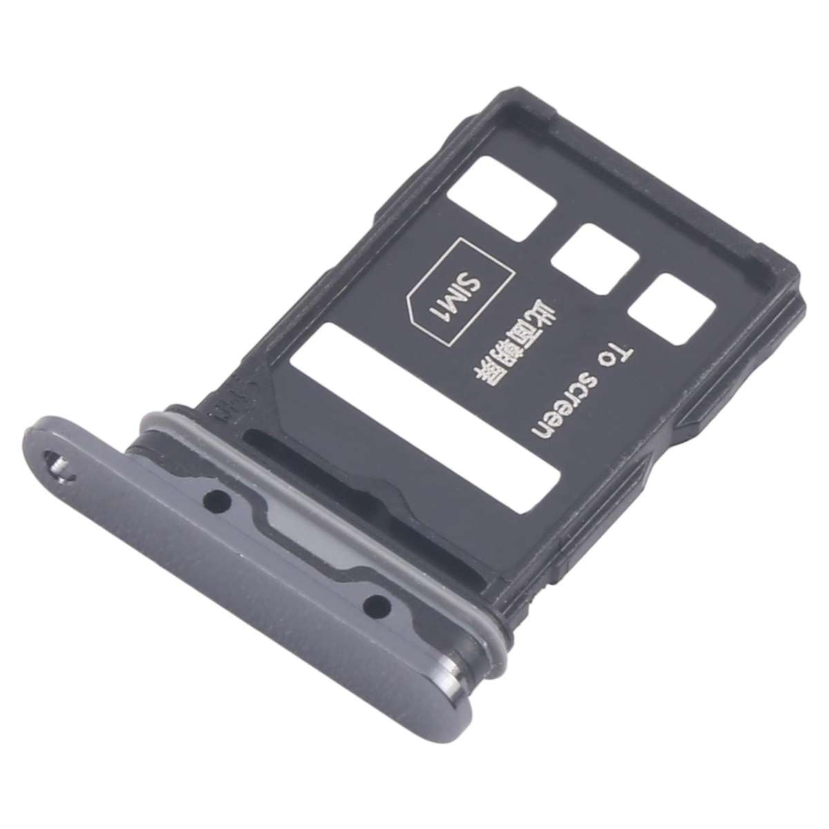 For Honor Magic6 Pro 10pcs Original SIM Card Tray + SIM Card Tray (Black)