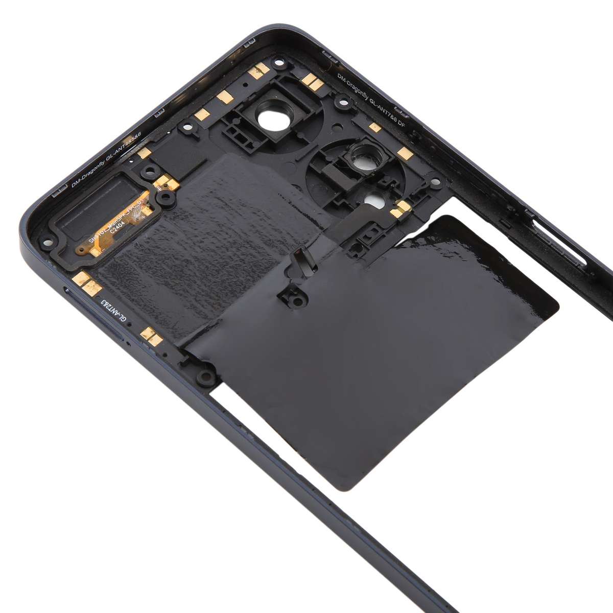 For TCL 50 5G T613P T613K Original Middle Frame Bezel Plate (Black)