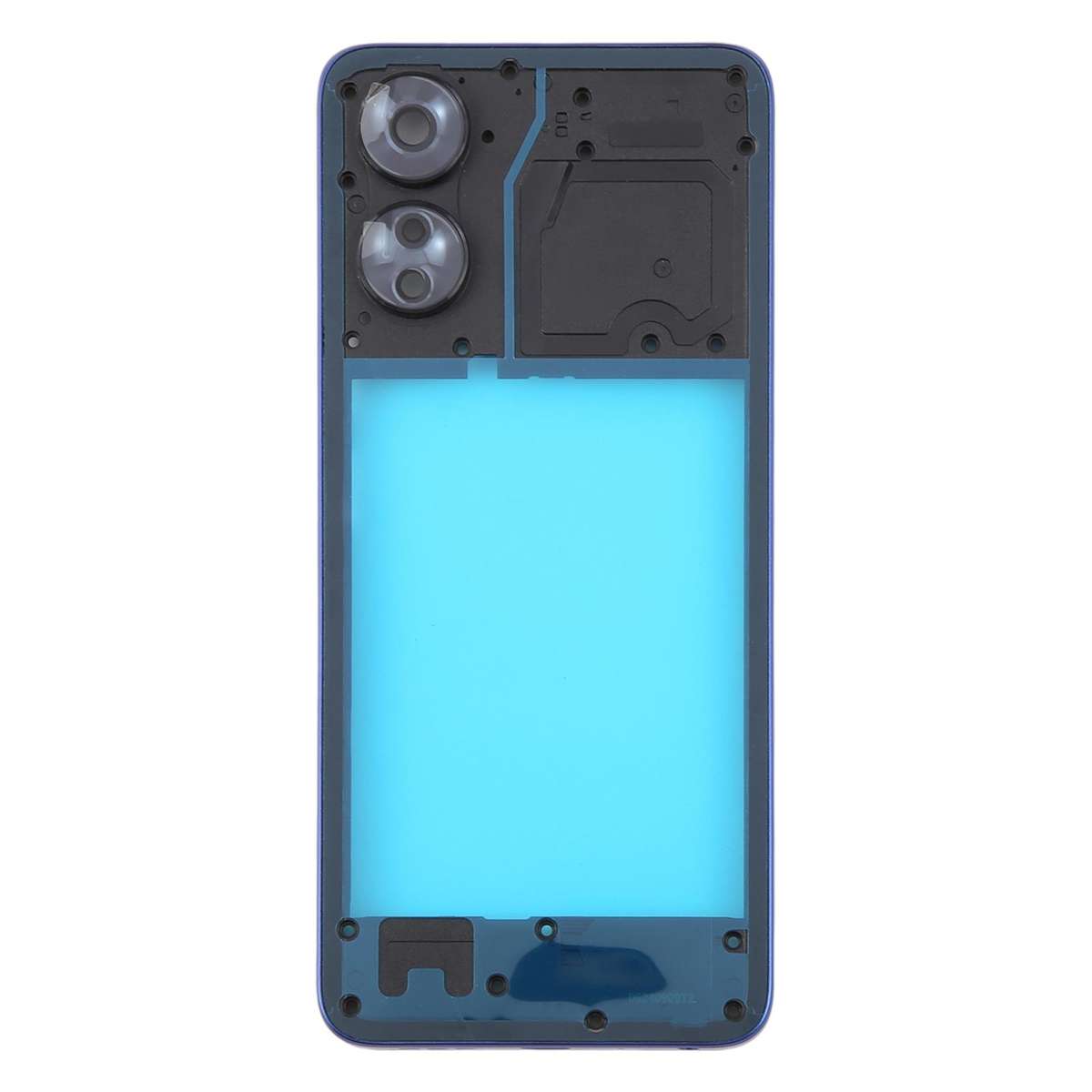 For TCL 505 T509K T509A Original Middle Frame Bezel Plate (Black)