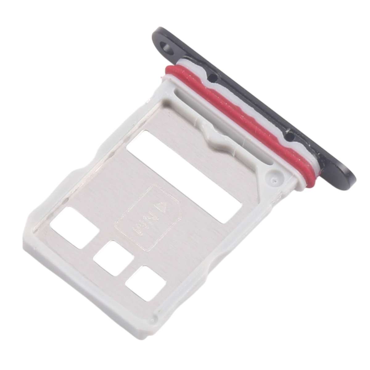 For Huawei Mate 60 Pro+ 10pcs Original SIM Card Tray + NM Card Tray (Black)