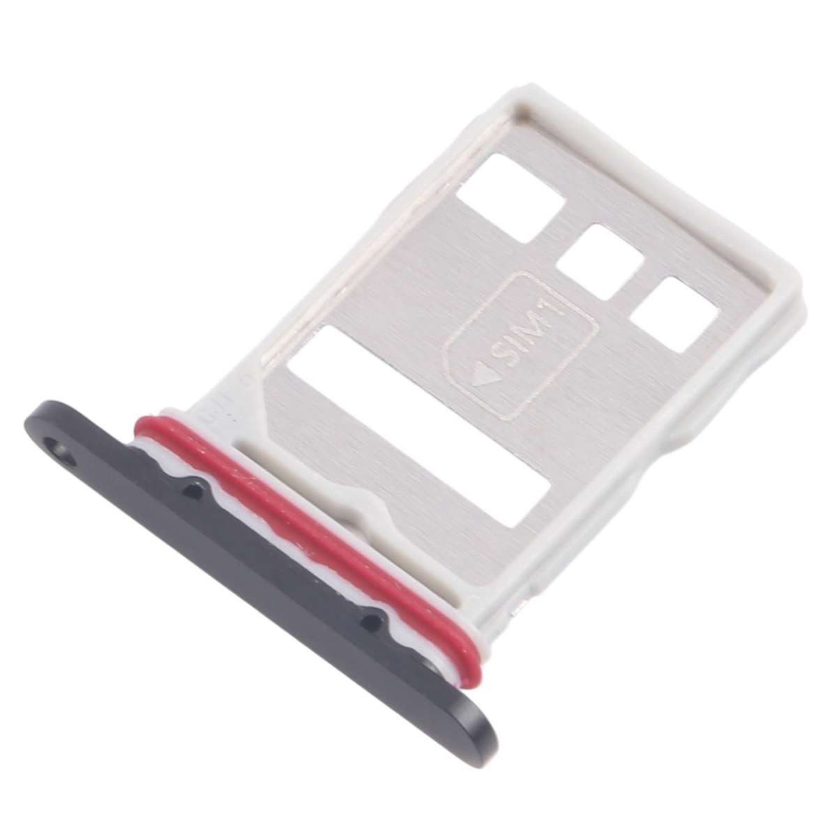 For Huawei Mate 60 Pro 10pcs Original SIM Card Tray + NM Card Tray (Black)