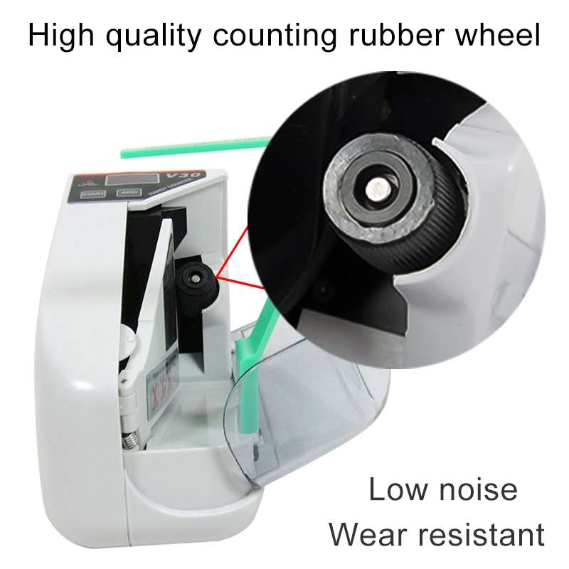 V30 Mini Portable Multi Paper Currency Counting Money Counter, US Plug
