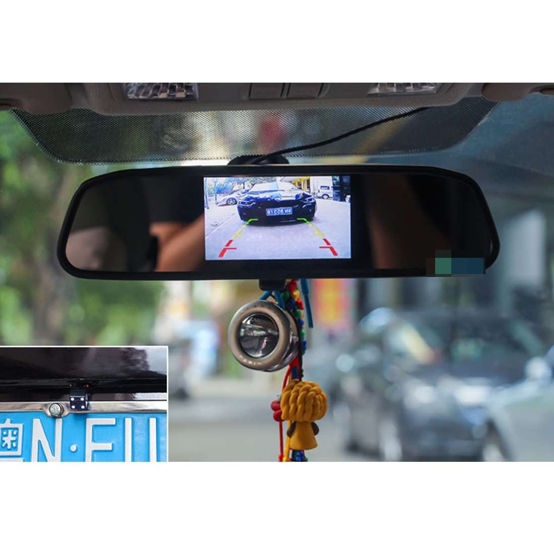 4.3 inch 480*272 Rear View TFT-LCD Color Car Monitor, Support Reverse Automatic Screen ... (Black)