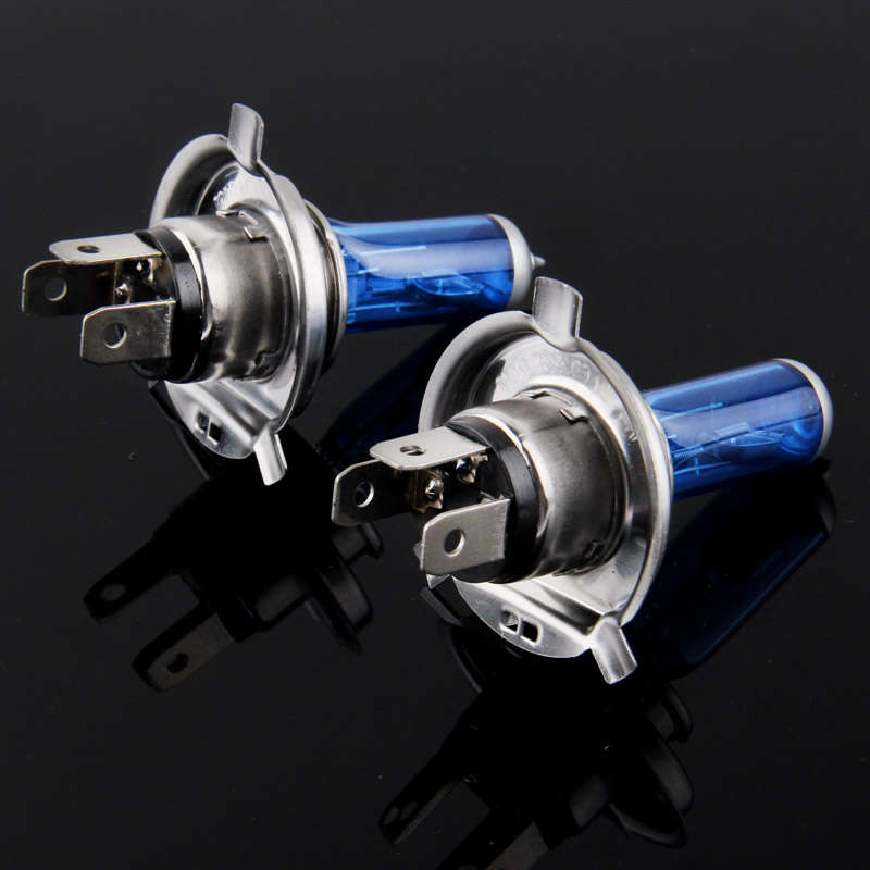 Halogen Bulb, Super White Car Headlight Bulb, 12 V / 55W, 6000K 1700 LM (Pair)