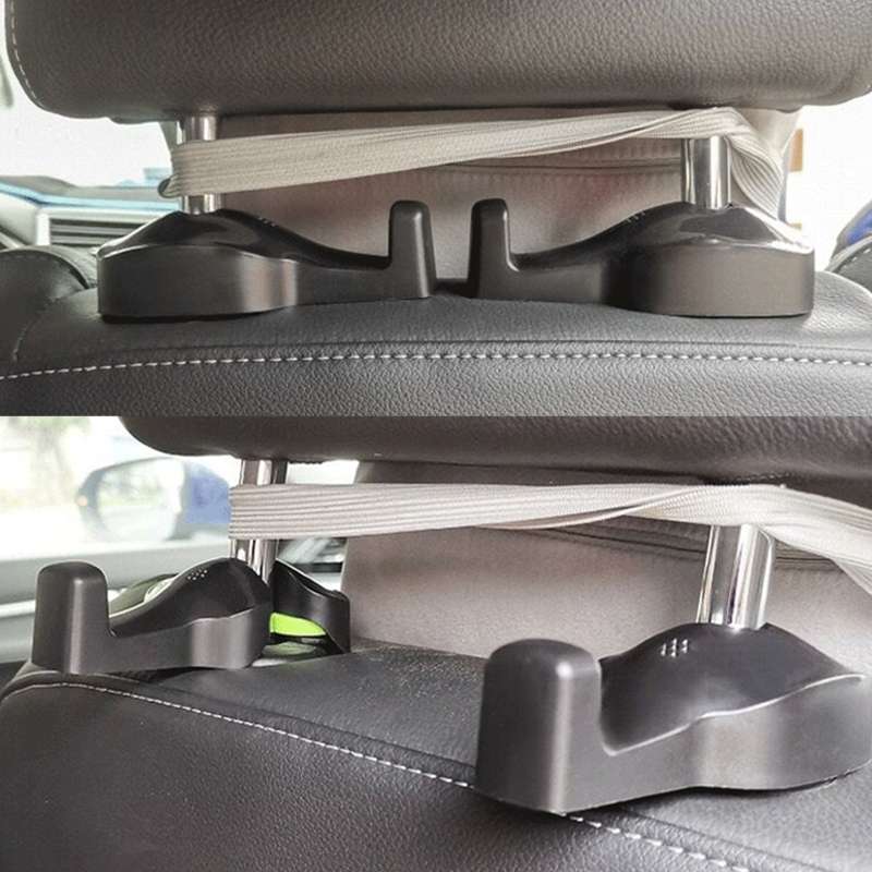 1 Pair Hidden Type Car Hook(Black)