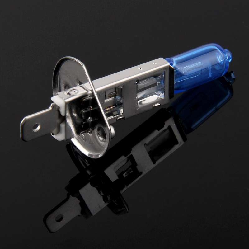 H1 Super White Xenon Bulbs, DC12V 100W 6000K 2400LM