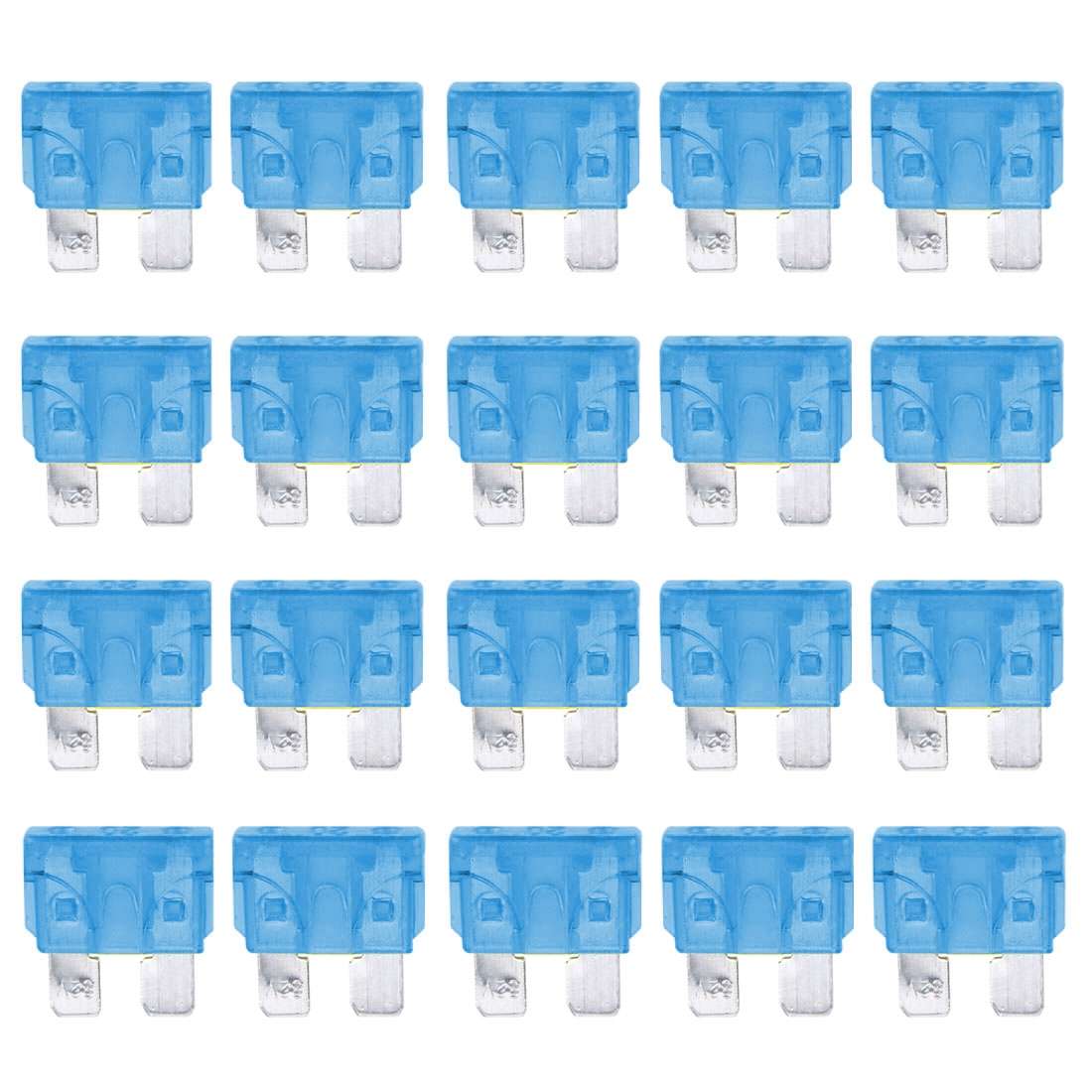 100 PCS Auto Mini Blade Fuse (15A) , DC 12V(Blue)