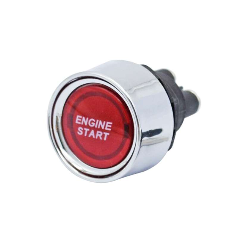 Blue Light Push Start Ignition Switch for Racing Sport (DC 12V)