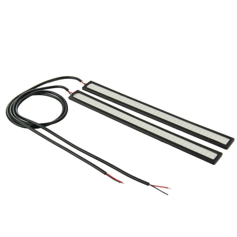 2 PCS 6W*2 DRL LED Blue Light Bar Car Light Source Waterproof Daytime Running Lights, DC 12V