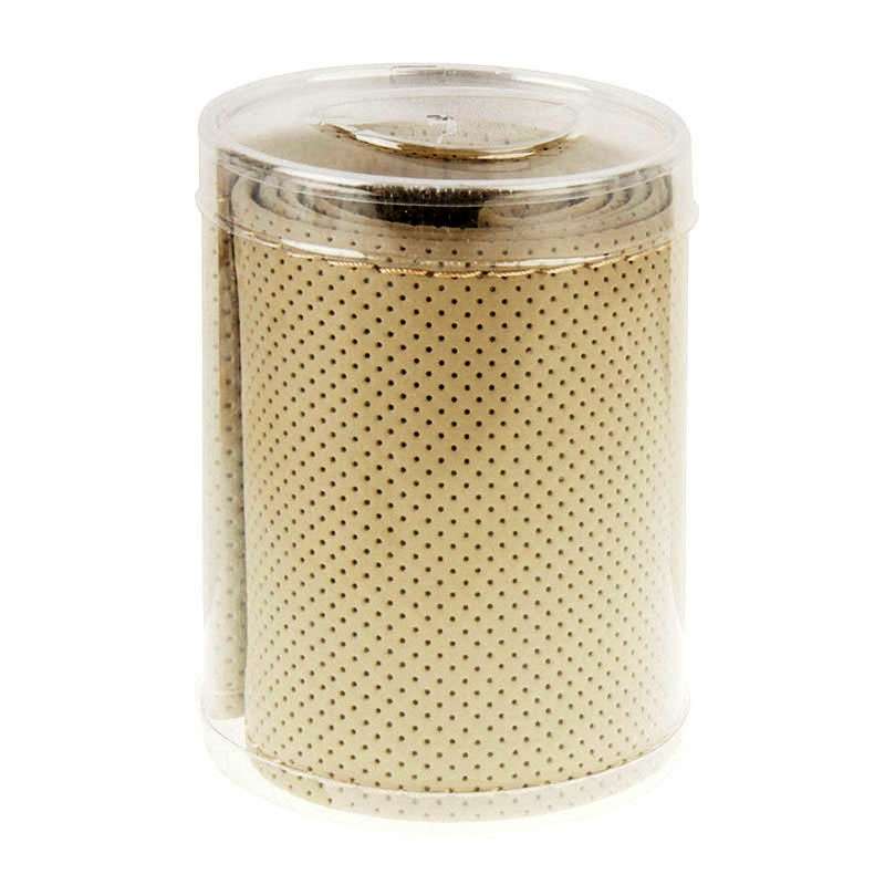 Leather Steering Wheel Cover With Needle and Thread, Size: 54x10.5cm (Black)